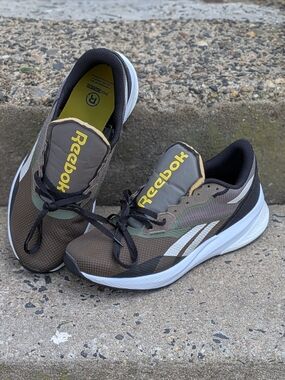 Reebok Men’s Brown & Olive Running Shoes Size 9.5